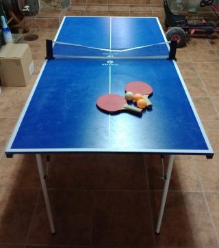 Mesa Ping Pong Infantil Azul