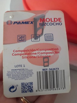 Molde Tarta Silicona Pamex Desmontable