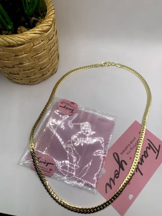 Collana Uomo 14K Oro Placcato  Giallo