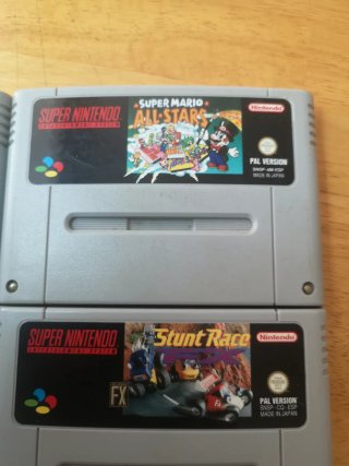 4 Cartuchos Super Nintendo PAL Esp