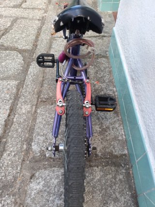 Bicicleta infantil Boomerang morada