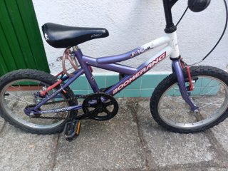 Bicicleta infantil Boomerang morada