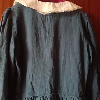 Vestido Zara cuello bebé azul Talla S