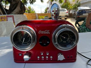 Radio CD Vintage Coca-Cola Roja