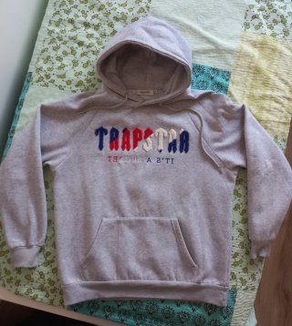 Sudadera Trapstar gris multicolor