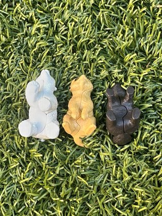 3 Figuras Kinder Sorpresa Animales