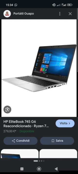 HP EliteBook 745 G6 - 16GB RAM - 256GB SSD