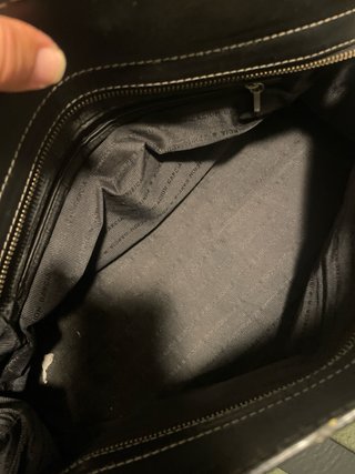 Bolso de piel negro