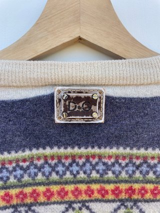 Jersey D&G Dolce & Gabbana Vintage Multicolor Lana