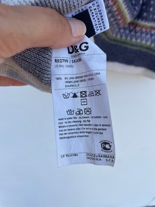 Jersey D&G Dolce & Gabbana Vintage Multicolor Lana