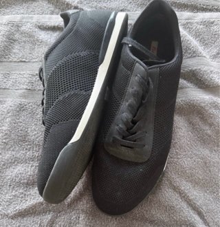 Zapatos Batta Hombre Negros