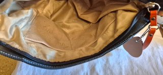 Bolso El Potro Negro y Naranja