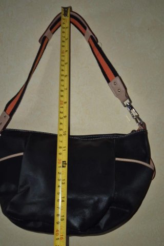 Bolso El Potro Negro y Naranja