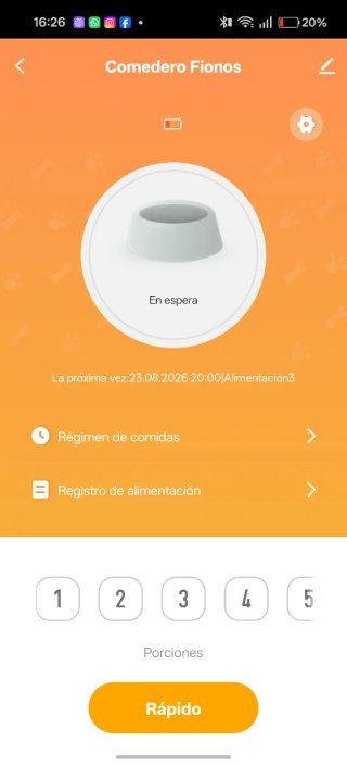 Comedero automático para mascotas