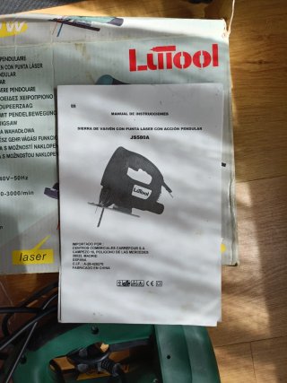 Sierra de calar Litool 580W con puntero láser