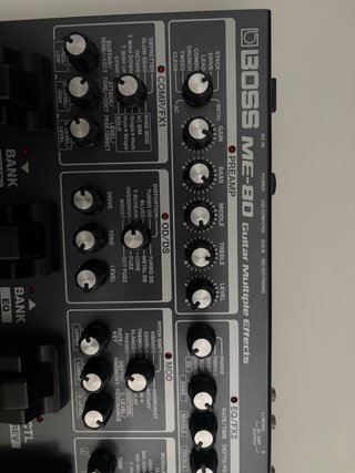 Pedalera Boss ME-80 Guitarra Multiefectos