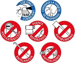 Cilindro di sicurezza TESA TK100
