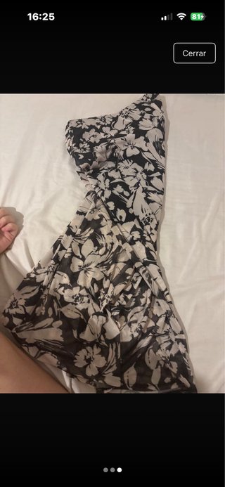 Falda playera floral talla única