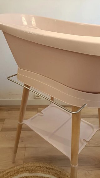 Bañera bebé JOU con termómetro regalo cambiador
