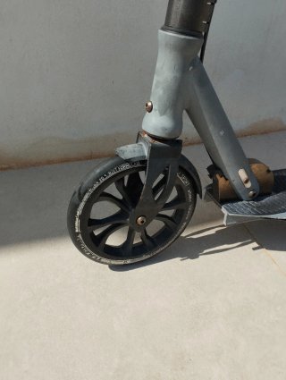 Patinete plegable adulto gris