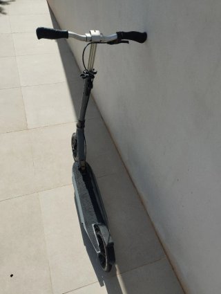 Patinete plegable adulto gris