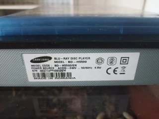 Blu-ray Samsung con película y mando