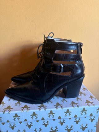 Botines LODI Piel Negros Talla 37