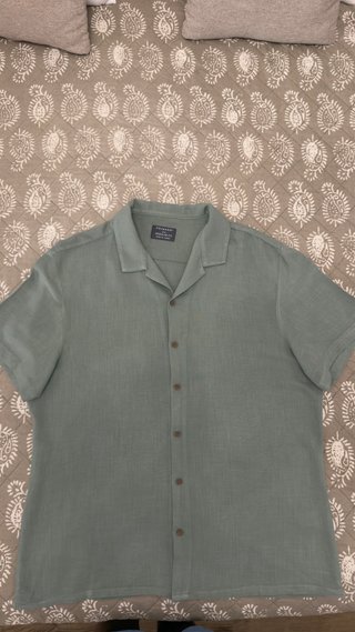 Camisa manga corta Primark XXL verde