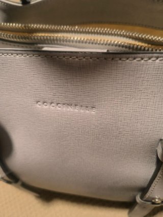 Bolso Coccinelle gris piel casi nuevo