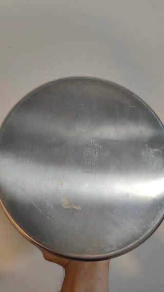 Cubitera de metal plateada