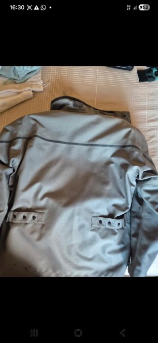 Chaqueta de moto Dainese gris