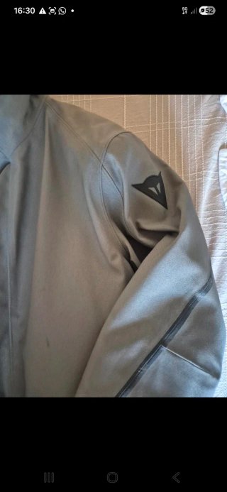 Chaqueta de moto Dainese gris