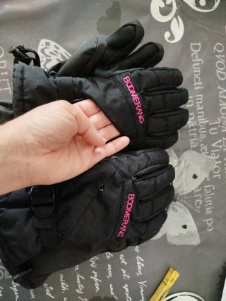 Guantes de esquí Boomerang y Wedze