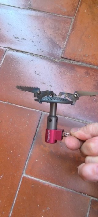 Hornillo gas camping EN417