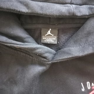 Sudadera Jordan Negra Niño Talla L