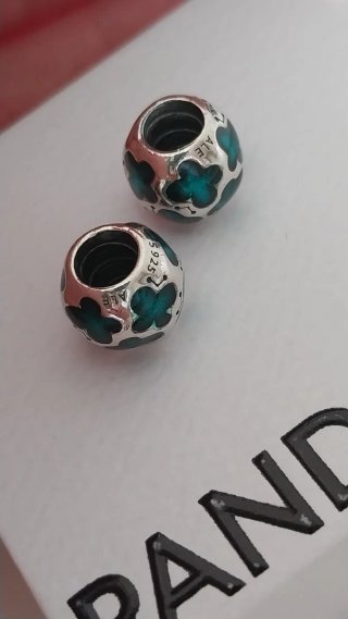 2×Charm Pandora Mariposas Bebé