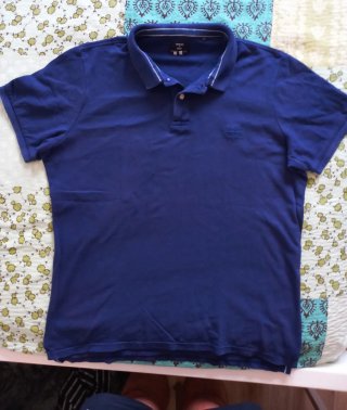 Polo Superdry azul hombre