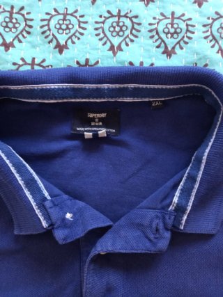 Polo Superdry azul hombre