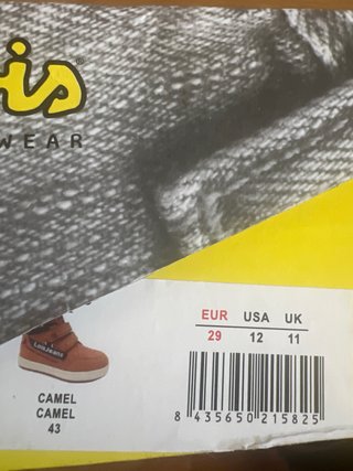 Botas Lois niño talla 29 camel