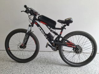 Bicicleta Montaña Eléctrica Negra