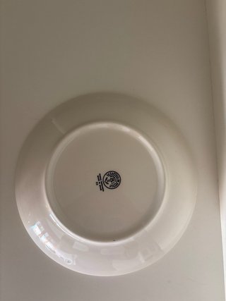Taza y platillo La Cartuja de Sevilla flores