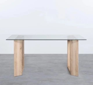 Mesa Comedor Cristal (sillas no incluidas)
