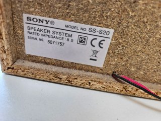 Altavoces Sony Negros