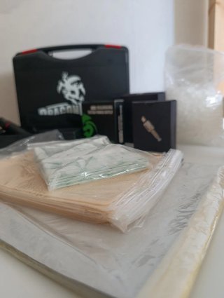 Kit completo de tatuaje Dragonhawk (Máquina Pen)