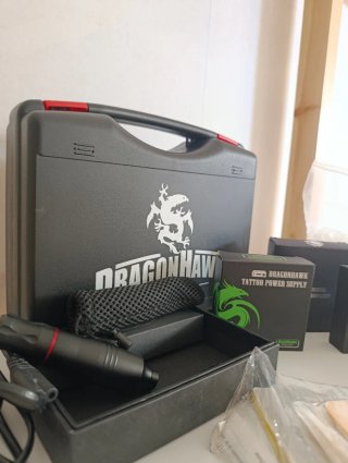 Kit completo de tatuaje Dragonhawk (Máquina Pen)