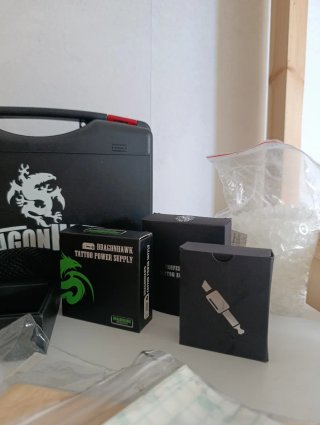 Kit completo de tatuaje Dragonhawk (Máquina Pen)