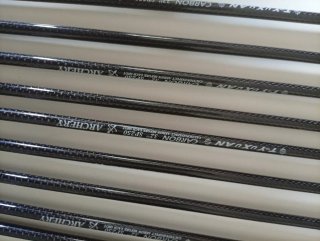 12 Flechas Carbono 3K 32 pulgadas spine 250
