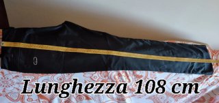 Pantaloni Donna Neri Lucidi TG 40 97% Poliestere