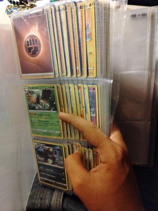 Álbum de cartas Pokémon (284 cartas)