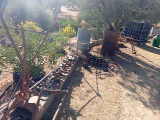 Lote aperos campo antiguos para decorar